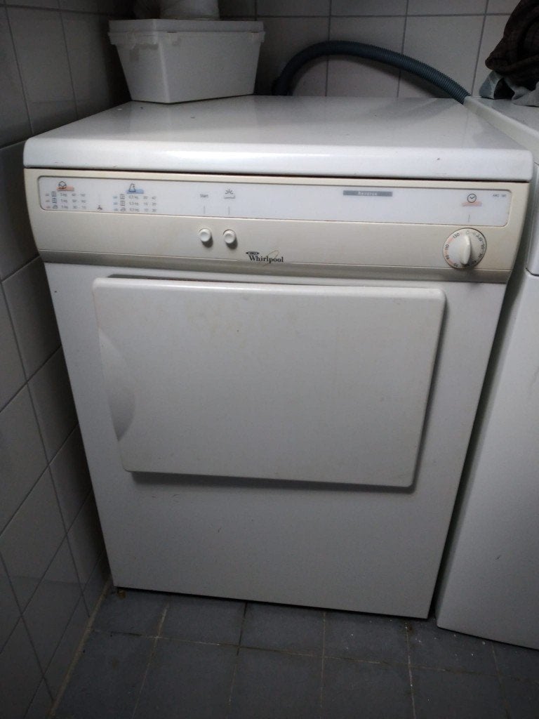 Wasdroger (met slang/opvangbak), Ophalen, Gebruikt, 8 tot 10 kg, Voorlader