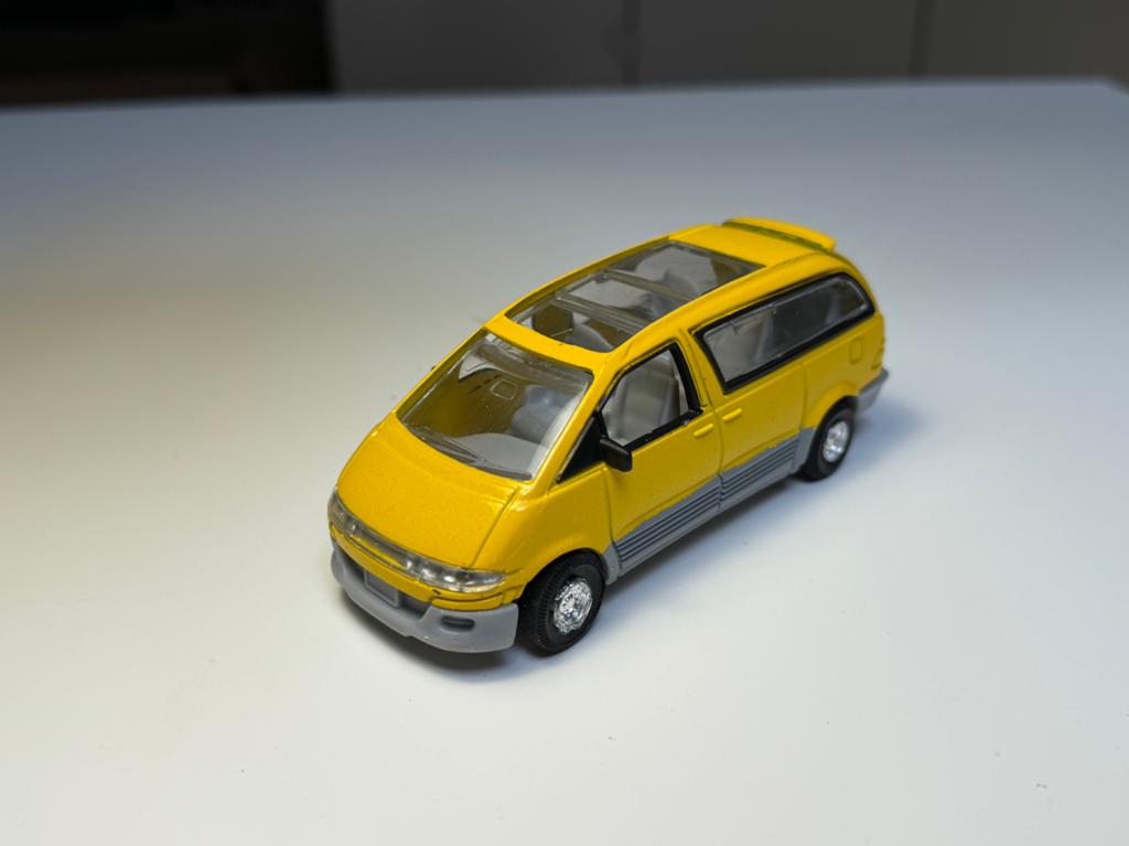 Tins Toys - Toyota Previa - Schaal 1:38, Verzenden, Zo goed als nieuw, Auto