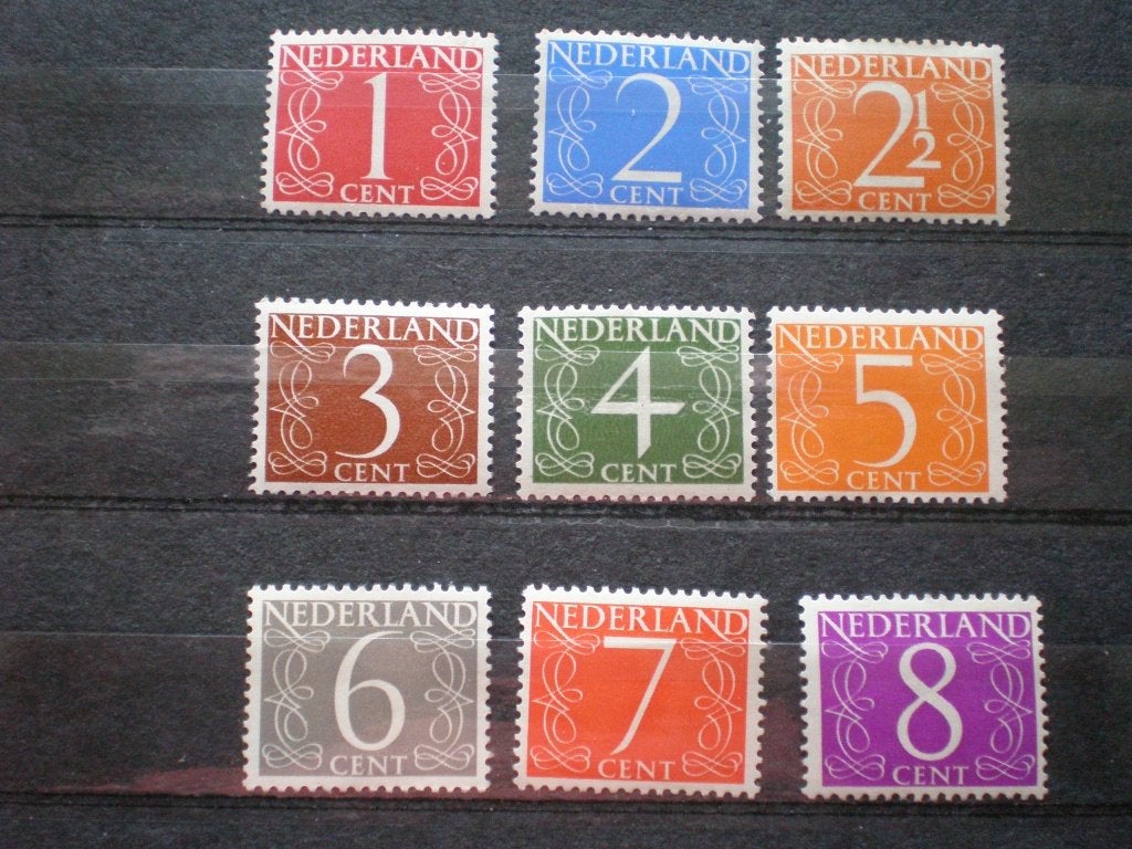 Nederland NVPH 460-468 Postfris ( S 833)..€ 1,10, Ophalen of Verzenden
