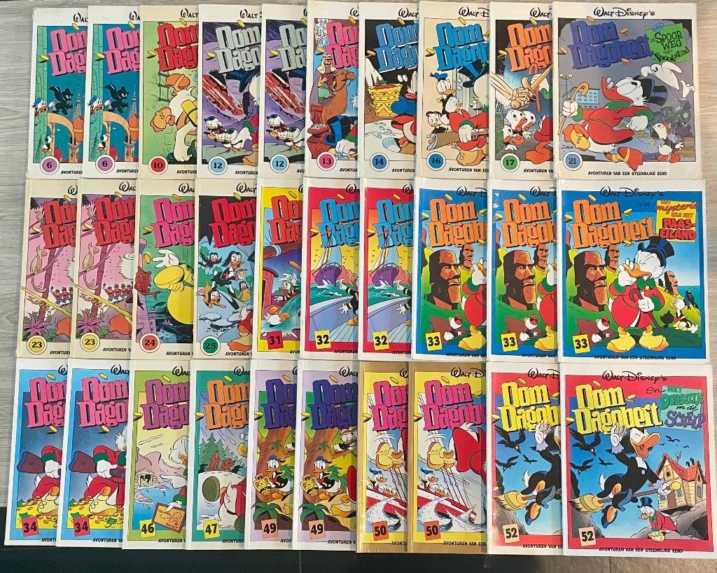 Oom Dagobert (30st) + GRATIS Luxe Hardcover Don Rosa/Barks, Meerdere stripboeken, Ophalen of Verzenden, Zo goed als nieuw