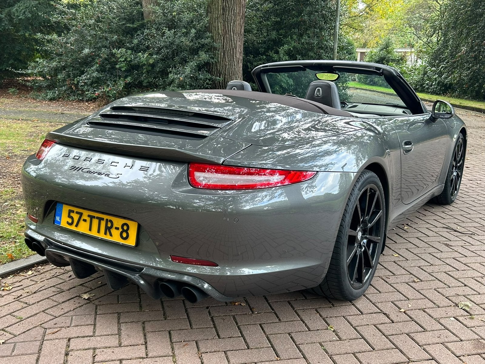 Porsche 911 3.8 Carrera S 400 pk Cabriolet 2012 sportchrono, Auto's, Automaat, Dealer onderhouden, Achterwielaandrijving, Cabriolet