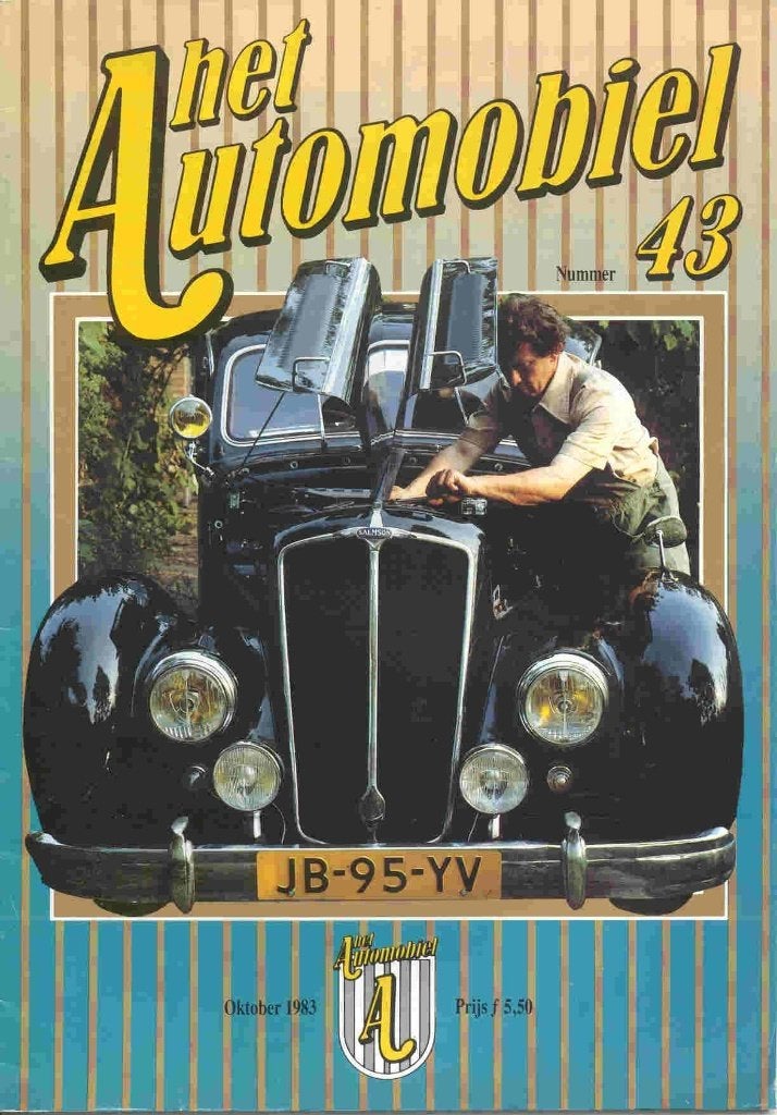 Het Automobiel 43 1983 Geschiedenis Skoda, Salmson, BMC, Boeken, Ophalen of Verzenden, Nieuw, Overige merken