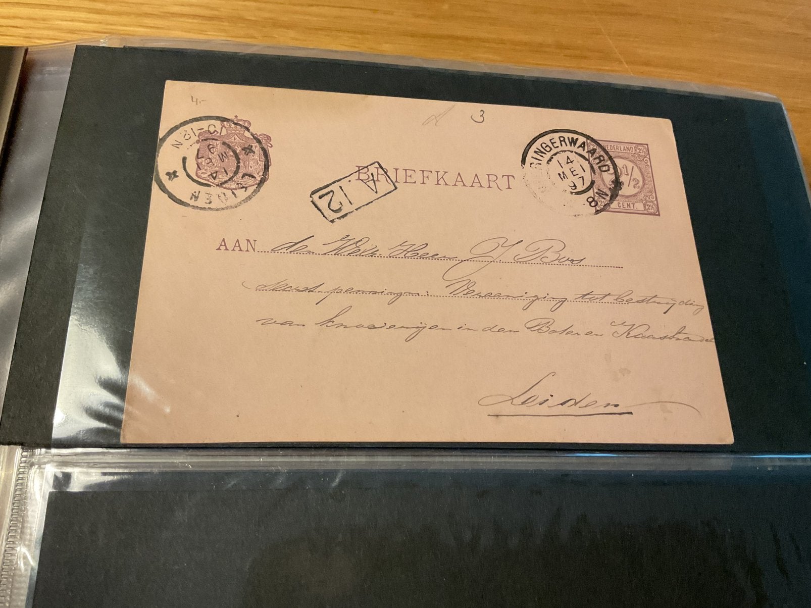 Verzameling Nederland oude briefkaarten mooie stempels (1/2), Ophalen of Verzenden, Nederland