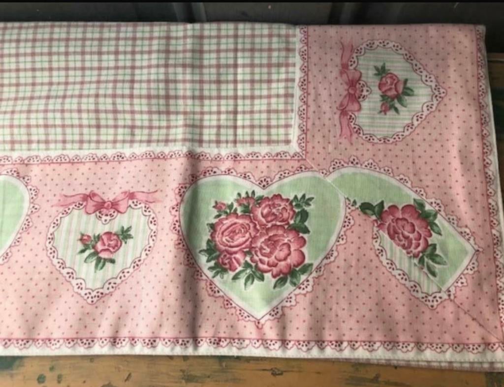 Tafelkleed 150x150 katoen roosjes rozen clayre & eef, Ophalen of Verzenden