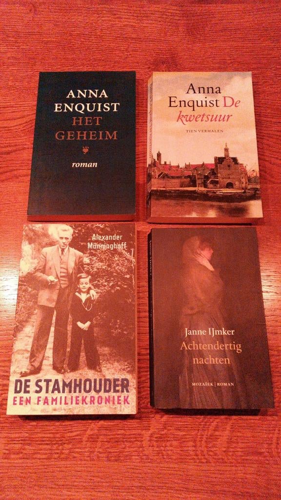 Boeken Anna Enquist, Janne IJmker, De Stamhouder, Ophalen of Verzenden, Zo goed als nieuw, Diverse auteurs