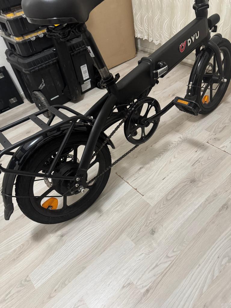 Compacte opvouwbare elektrische fiets - DYU, Overige merken, Gebruikt, Ophalen of Verzenden, Minder dan 47 cm