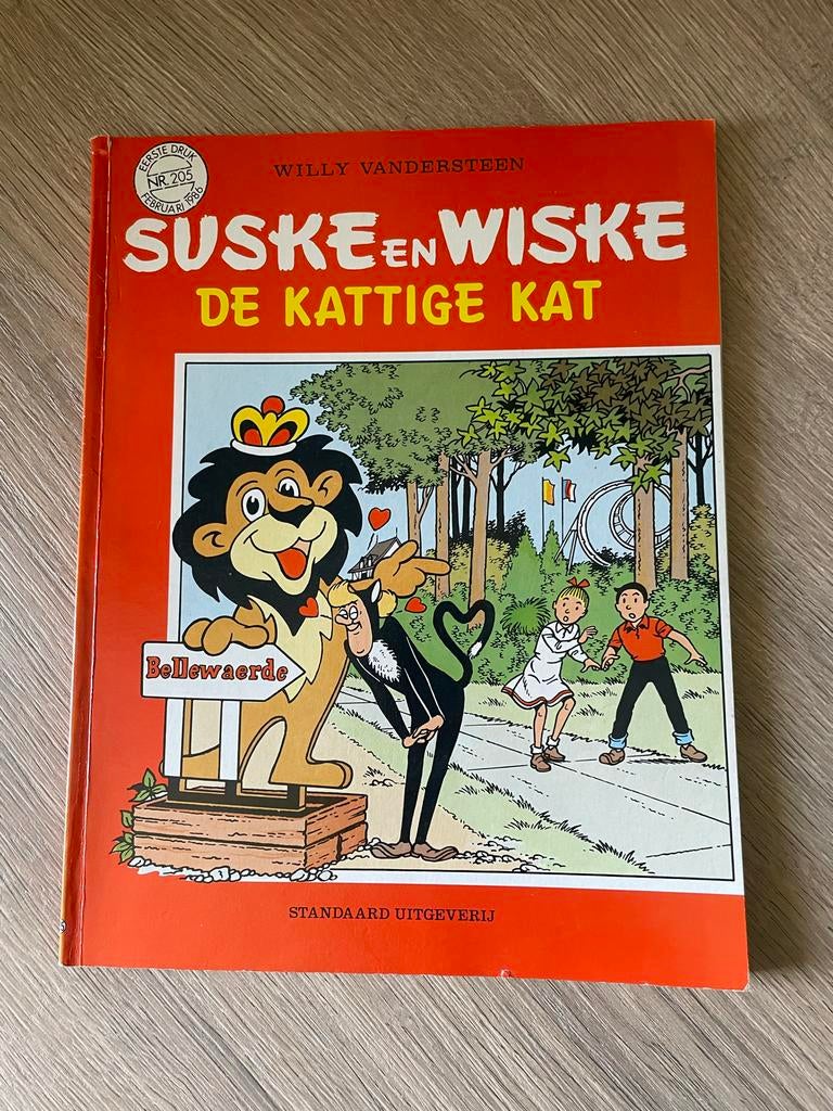 Suske en Wiske - De Kattige Kat (Eerste Druk 1986), Boeken, Eén stripboek, Ophalen of Verzenden, Zo goed als nieuw