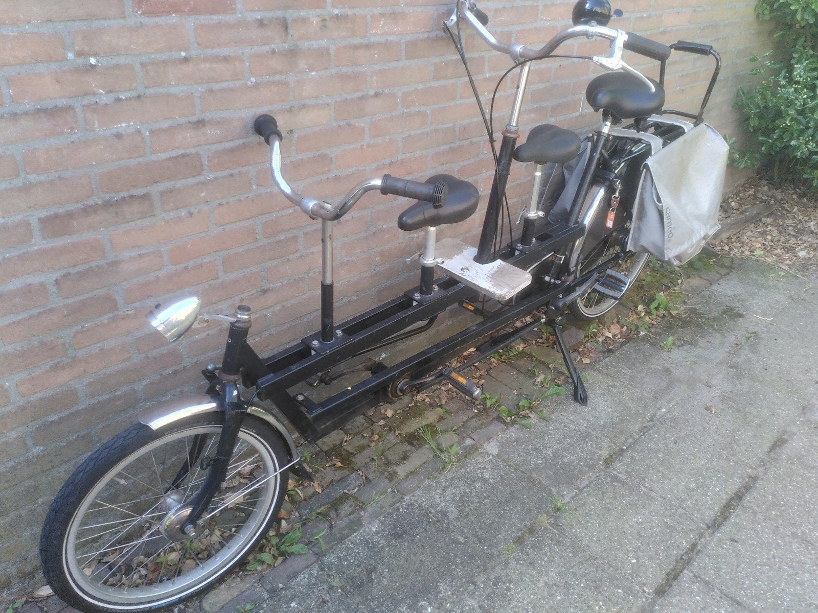 Onderwater tandem zwart gebruikt, Minder dan 10 versnellingen, Minder dan 49 cm, Ophalen of Verzenden, 55 cm of meer