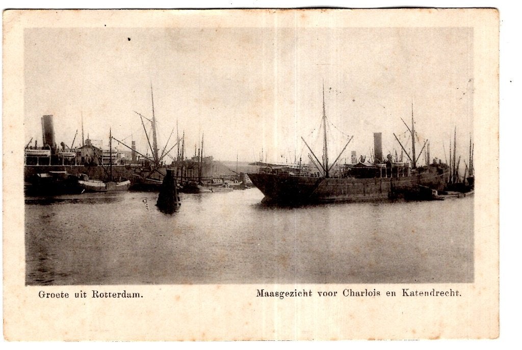 Rotterdam Katendrecht Charlois 1900, Verzenden, Voor 1920, Ongelopen, Zuid-Holland