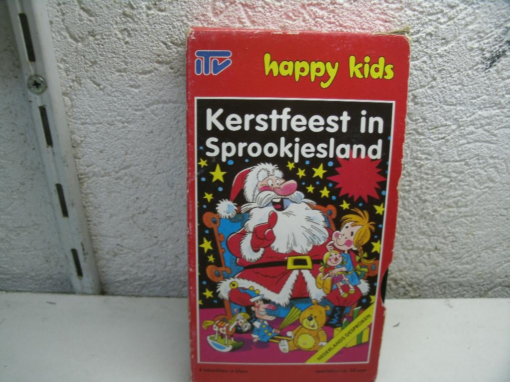 vhs 33a kerstfeest in sprookjes land happy kids, Alle leeftijden, Ophalen of Verzenden, Zo goed als nieuw