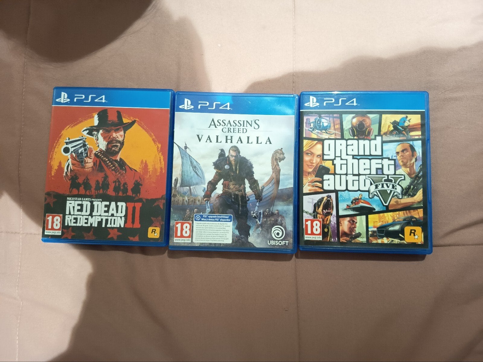 PS4 spellen top titels met kaart — GTA V, RDR 2, AC Valhalla, Spelcomputers en Games, Ophalen of Verzenden