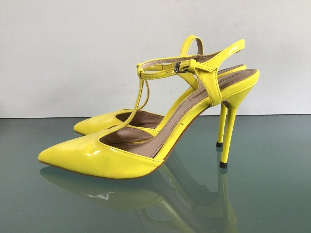 Zara hakken 39 | knalgeel & sexy | Gratis verzenden, Verzenden, Zara, Geel, Schoenen met hoge hakken