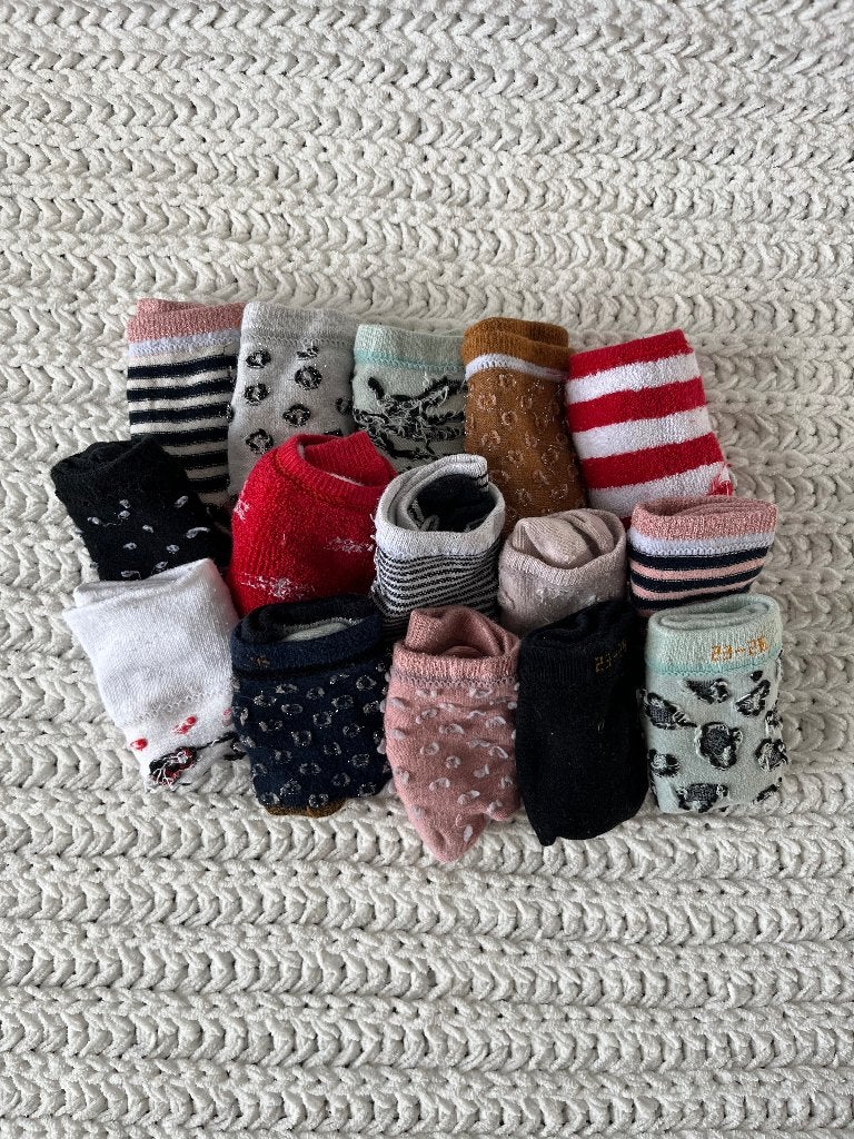 Baby en Kindersokken meisjes maat 23-26 t/m 27-30, Gebruikt, Meisje, Ophalen of Verzenden, Hema