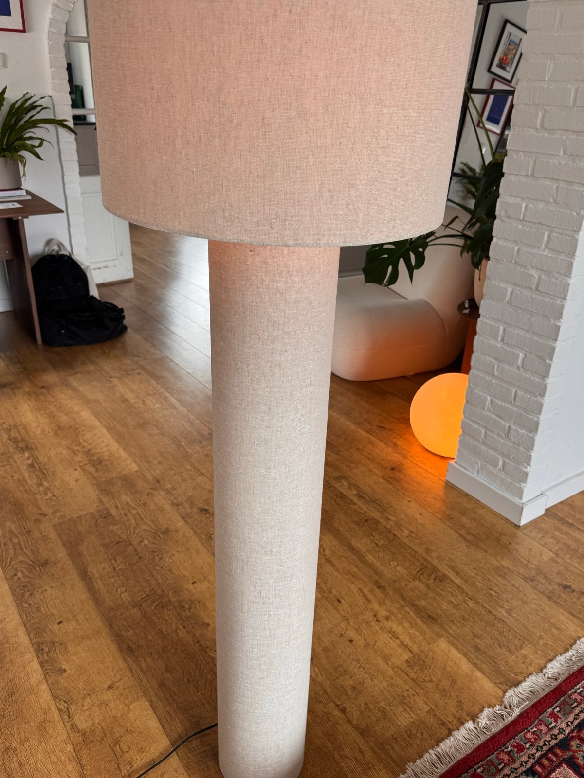Linnen Vloerlamp  Ron Westwing, Ophalen of Verzenden