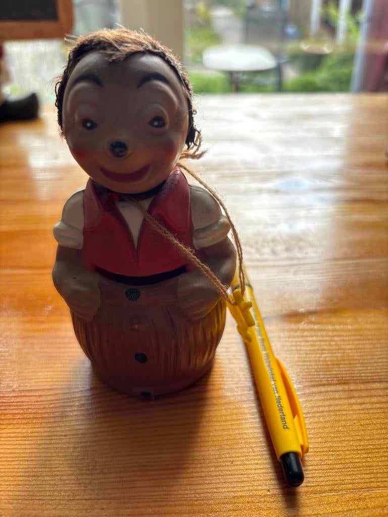 Vintage egel spaarpot, Ophalen of Verzenden, Gebruikt