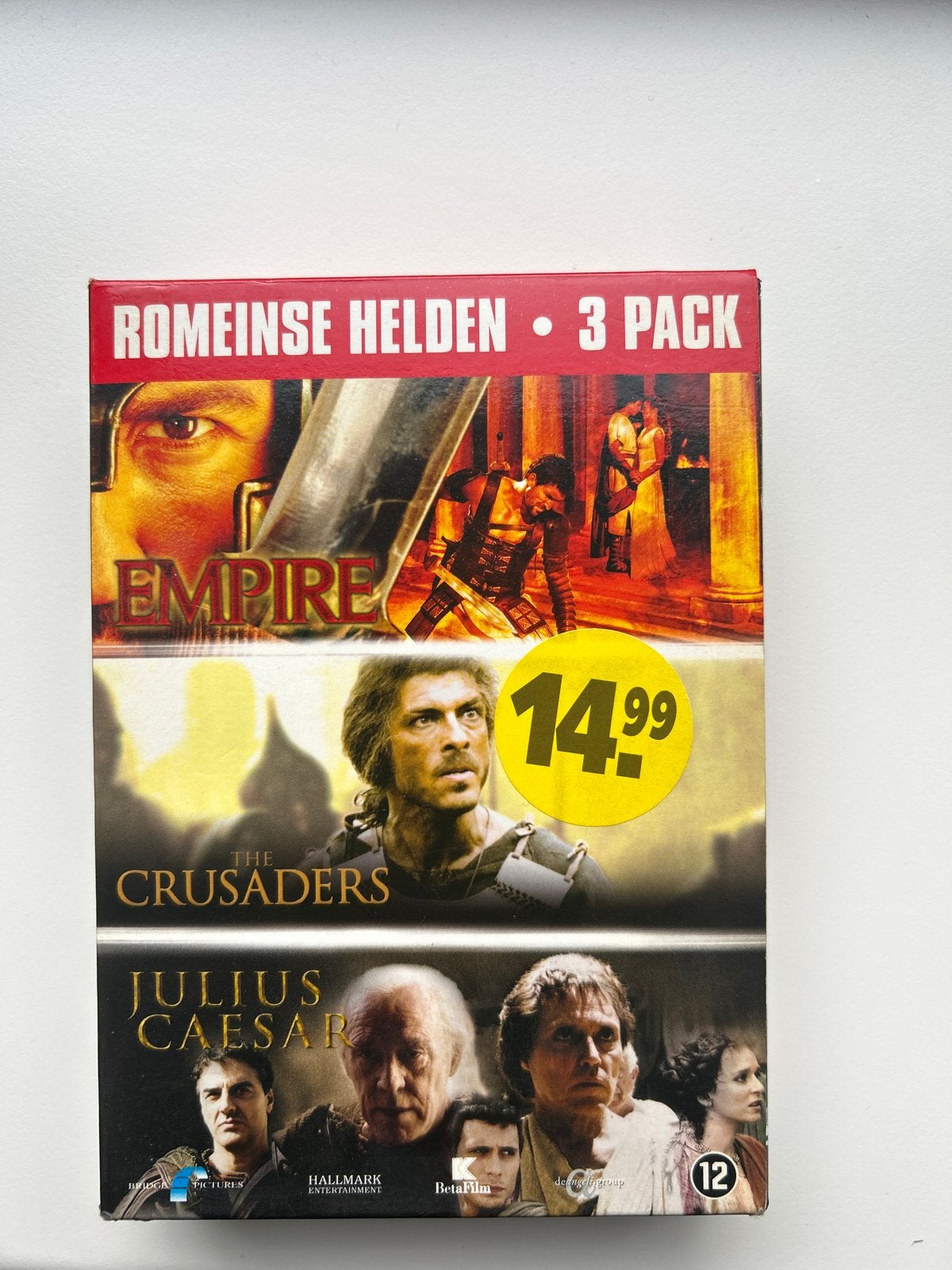 Romeinse Helden 3-pack: Empire, The Crusaders, Julius Caesar, Engels, Historisch of Kostuumdrama, Nederlands, Ophalen of Verzenden