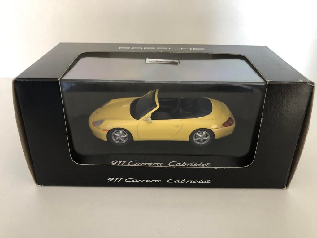 Porsche 911 Carrera Cabriolet 1:43 Schuco, Ophalen of Verzenden, Zo goed als nieuw, Auto, Schuco