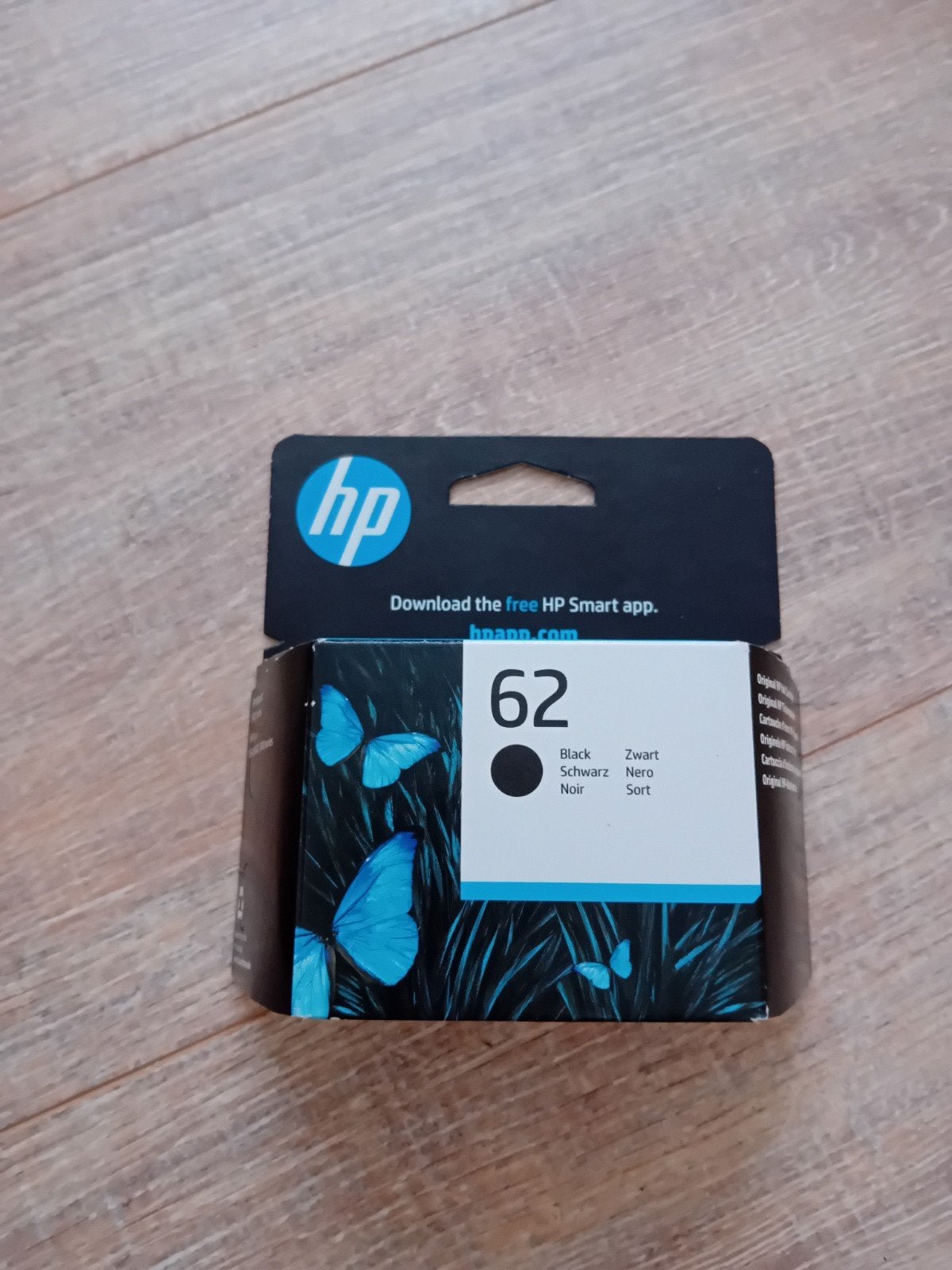 HP 62 originele zwarte inktcartridge, Ophalen of Verzenden, Nieuw, HP