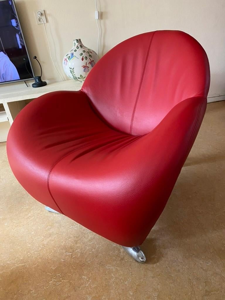 Fauteuil Leolux Papageno, Ophalen of Verzenden, Gebruikt, 75 tot 100 cm, 50 tot 75 cm