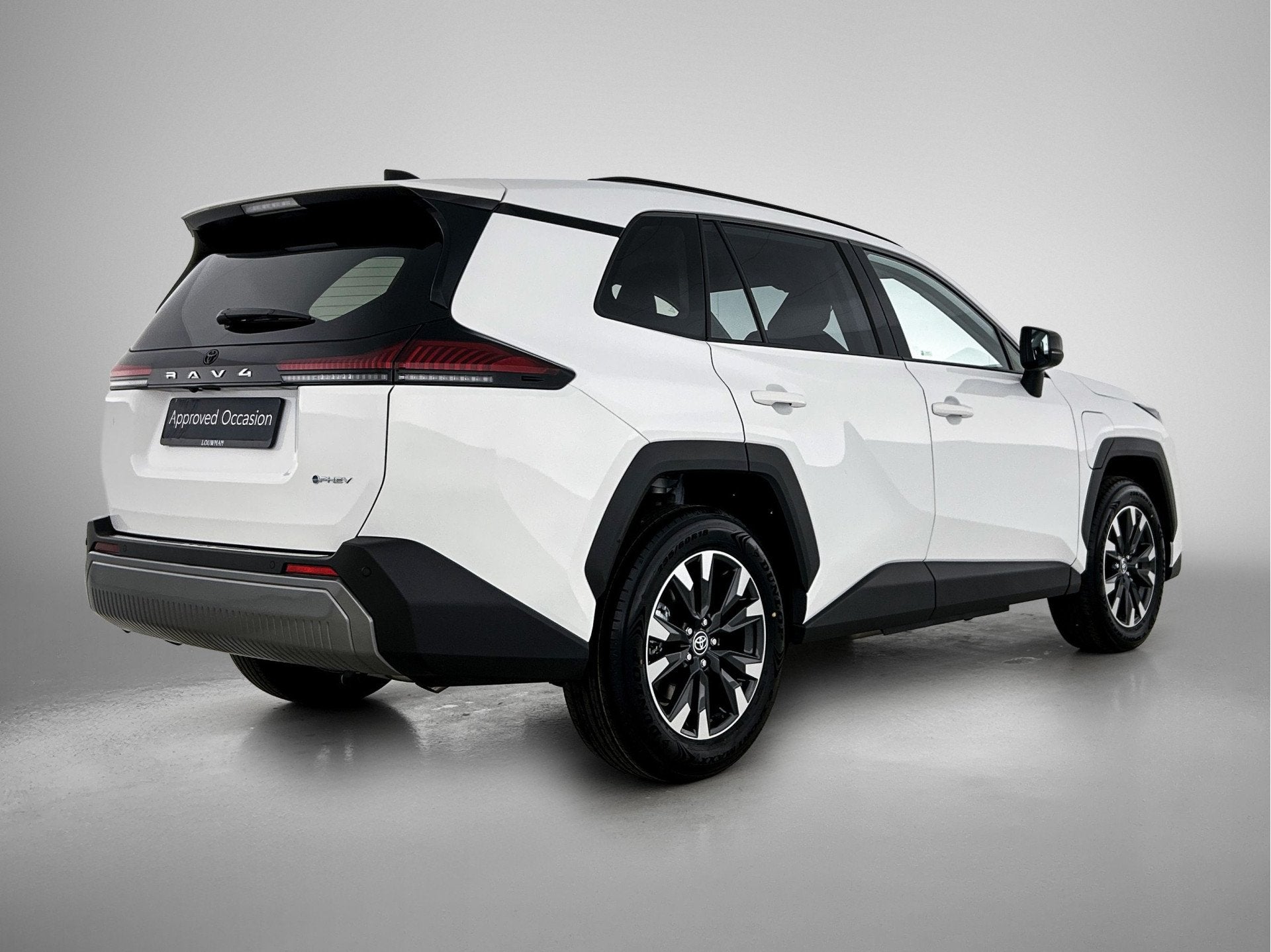 Toyota RAV4 2.5 Plug-in Hybrid 270 Dynamic | Nieuw model 202, Auto's, Stof, Gebruikt, 4 cilinders, Wit