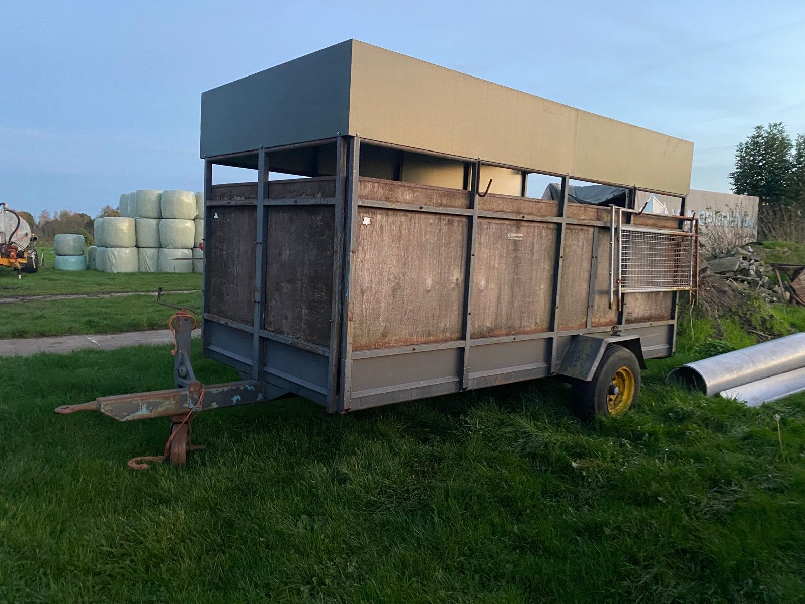 Robuuste veetrailer met kenteken - direct inzetbaar, Ophalen of Verzenden