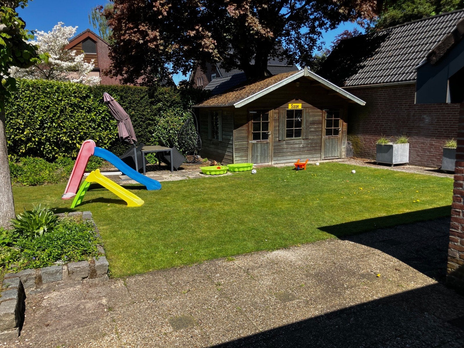 Tuinhuis / blokhut, Tuin en Terras, Tuinhuizen, Ophalen, Gebruikt, 250 tot 500 cm, Blokhut