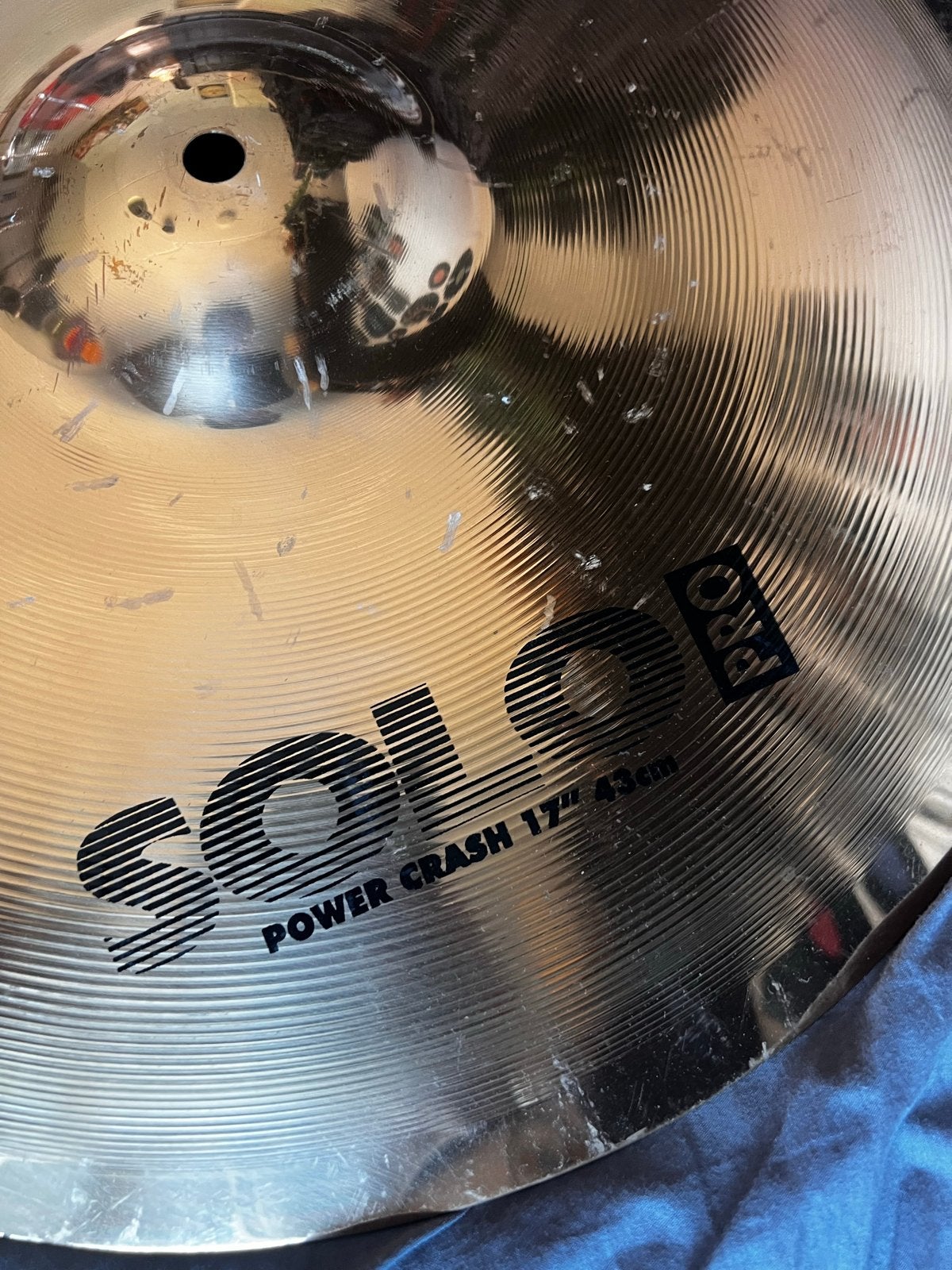 Orion Power Crash 17 inch cymbal, Muziek en Instrumenten, Instrumenten | Onderdelen, Ophalen of Verzenden, Gebruikt
