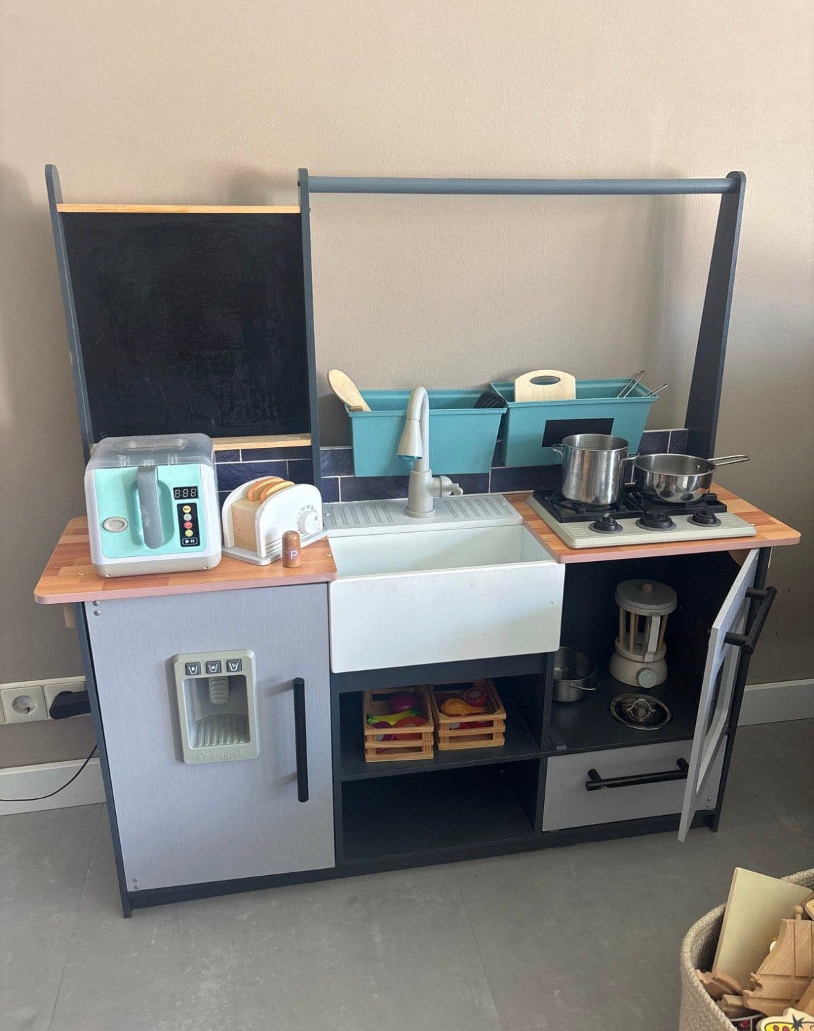 Complete speelkeuken met accesoires, Kinderen en Baby's, Ophalen, Zo goed als nieuw