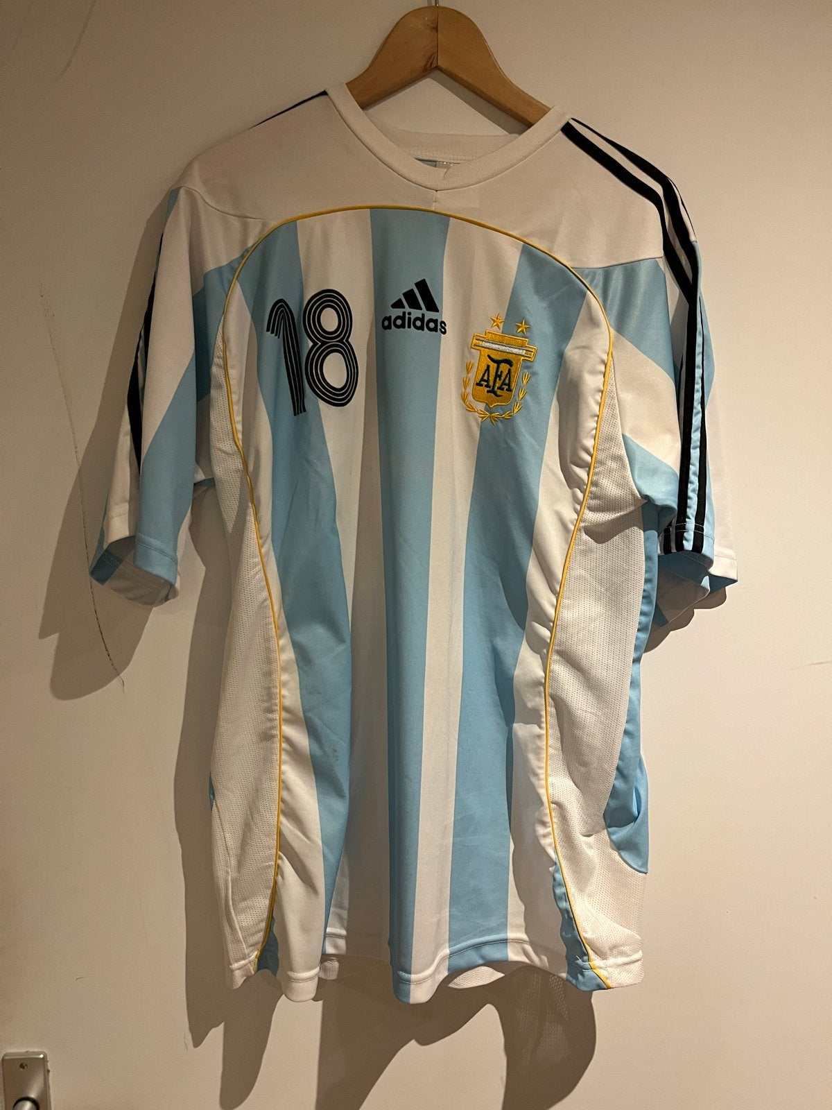 Adidas Argentinië Messi Thuisshirt 2006 WK Maat XL, Maat XL, Ophalen, Zo goed als nieuw, Shirt