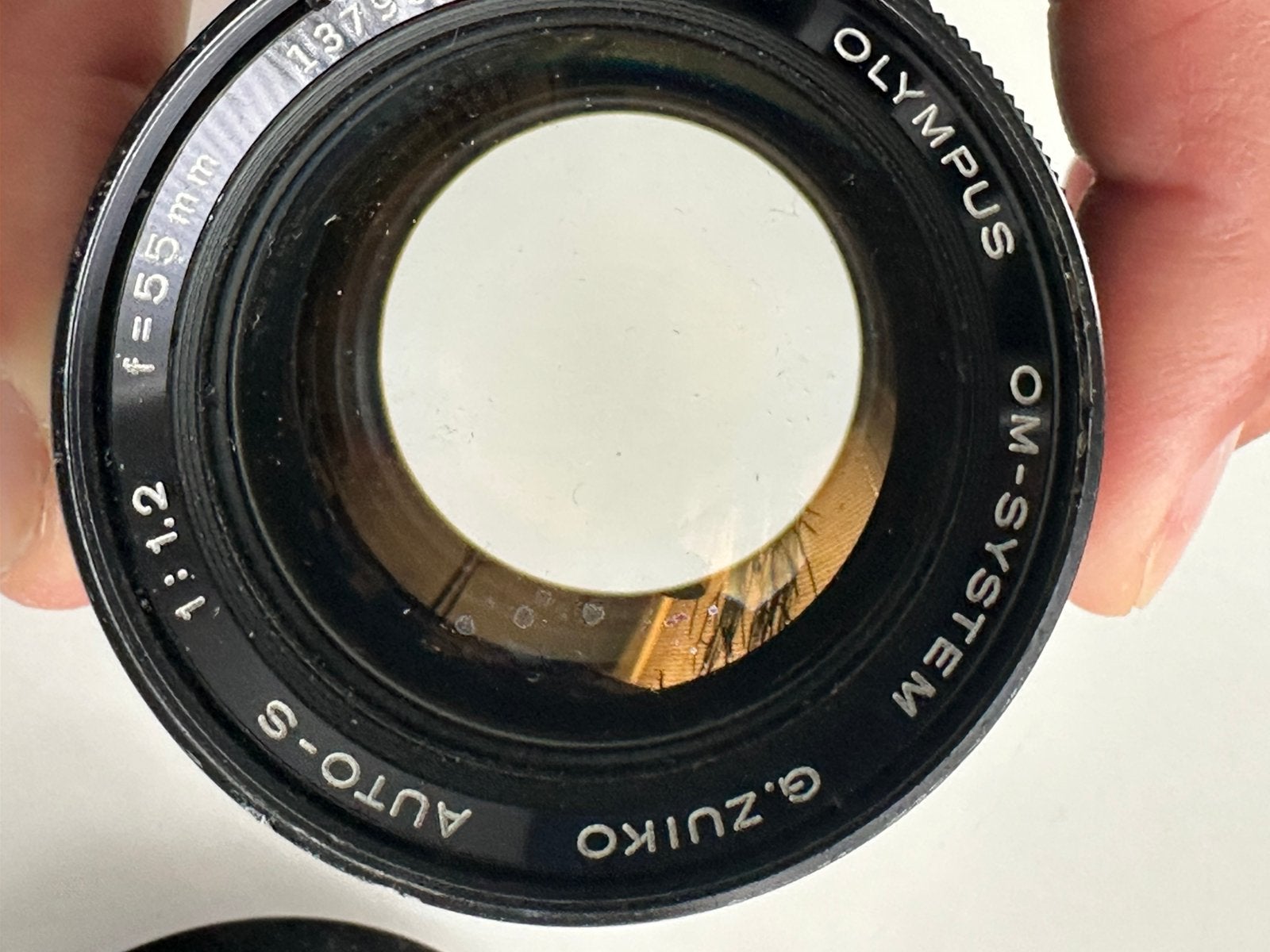Olympus 55 1.2 vintage lens, Ophalen of Verzenden, Gebruikt, Standaardlens