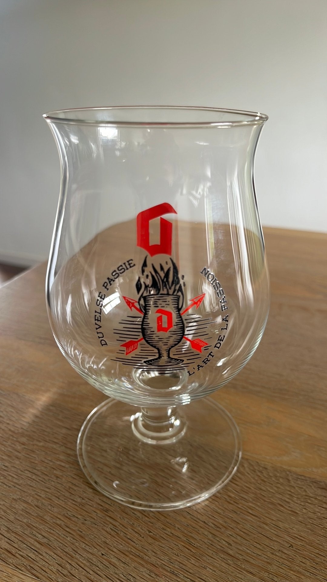 Duvelse Passie / L'Art de la Passion verzamelglas 33 cl, Verzamelen, Ophalen of Verzenden, Zo goed als nieuw, Glas of Glazen, Duvel
