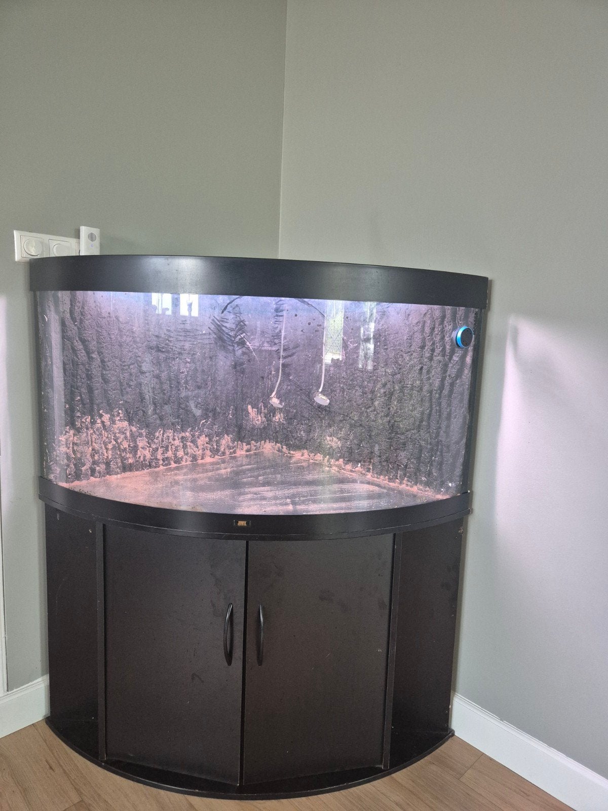 juwel hoekaquarium incl toebehoren, Dieren en Toebehoren, Ophalen, Gebruikt, App-bediening, Leeg aquarium