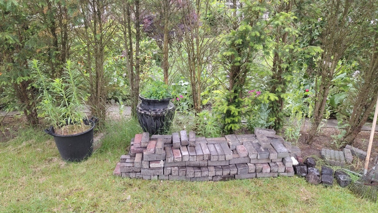Betonklinkers/bestratingsklinkers, Tuin en Terras, Ophalen, Gebruikt