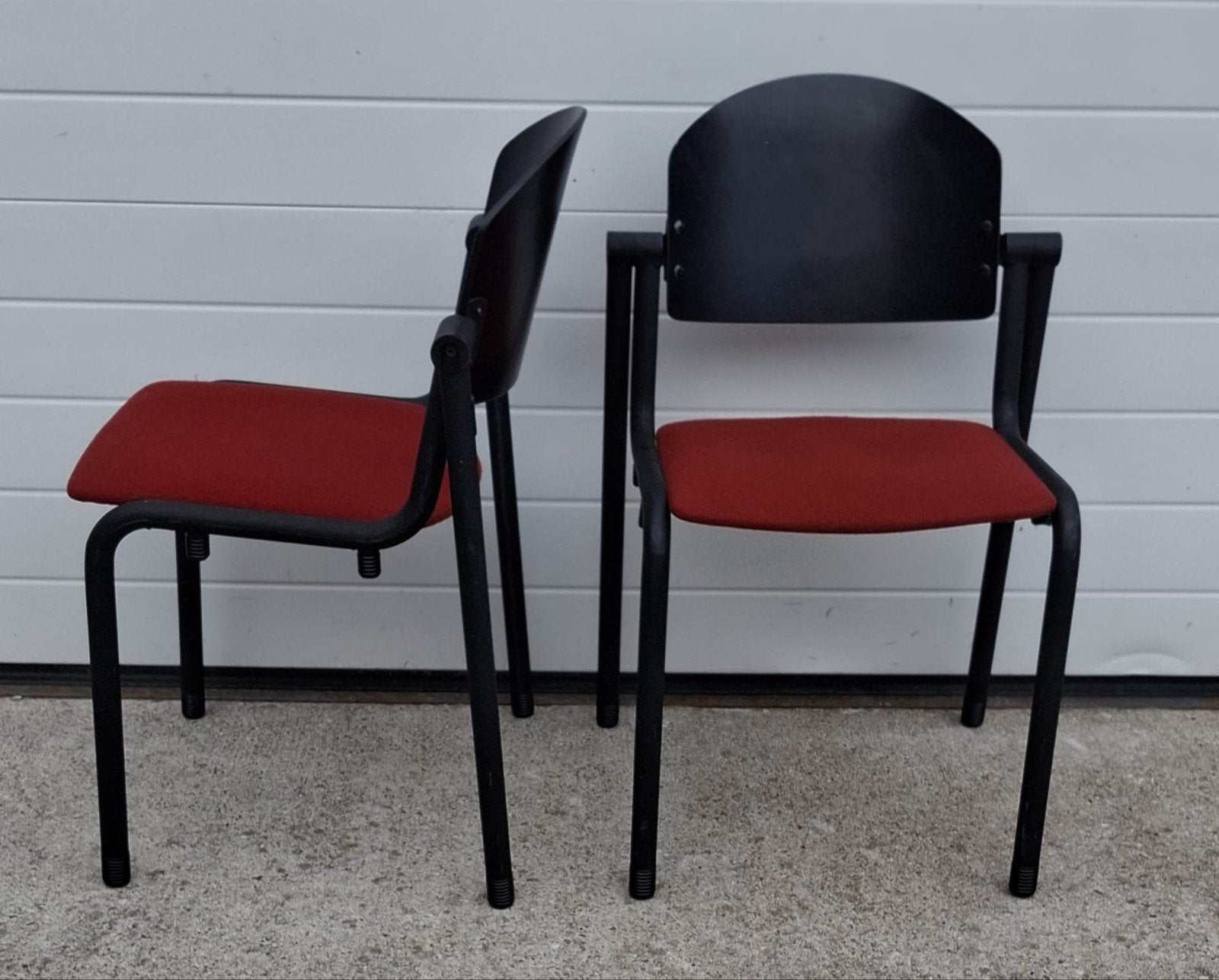 Partij 111 kantine stoelen horeca vergaderstoelen zaal cafe, Ophalen of Verzenden, Zo goed als nieuw, Zwart, Vijf, Zes of meer stoelen