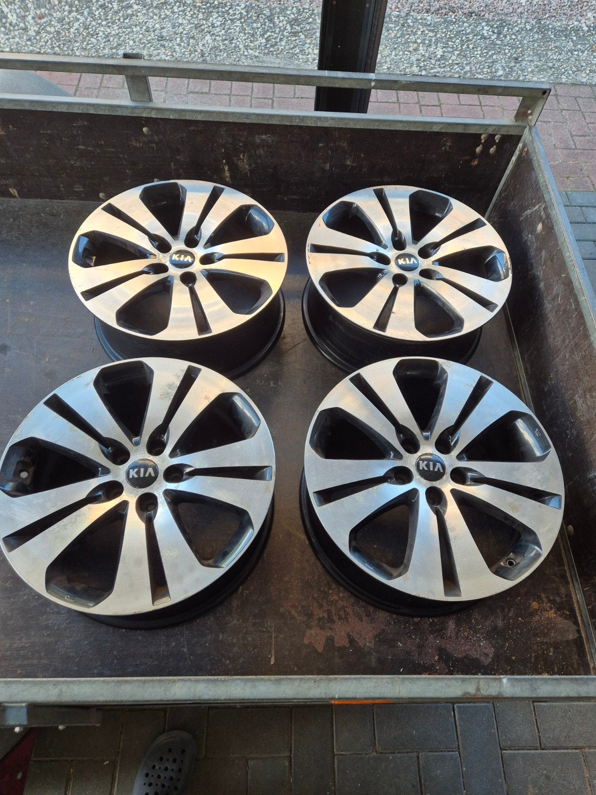 kia velgen 18 inch., Auto-onderdelen, 18 inch, Velg(en), Ophalen of Verzenden, Zomerbanden