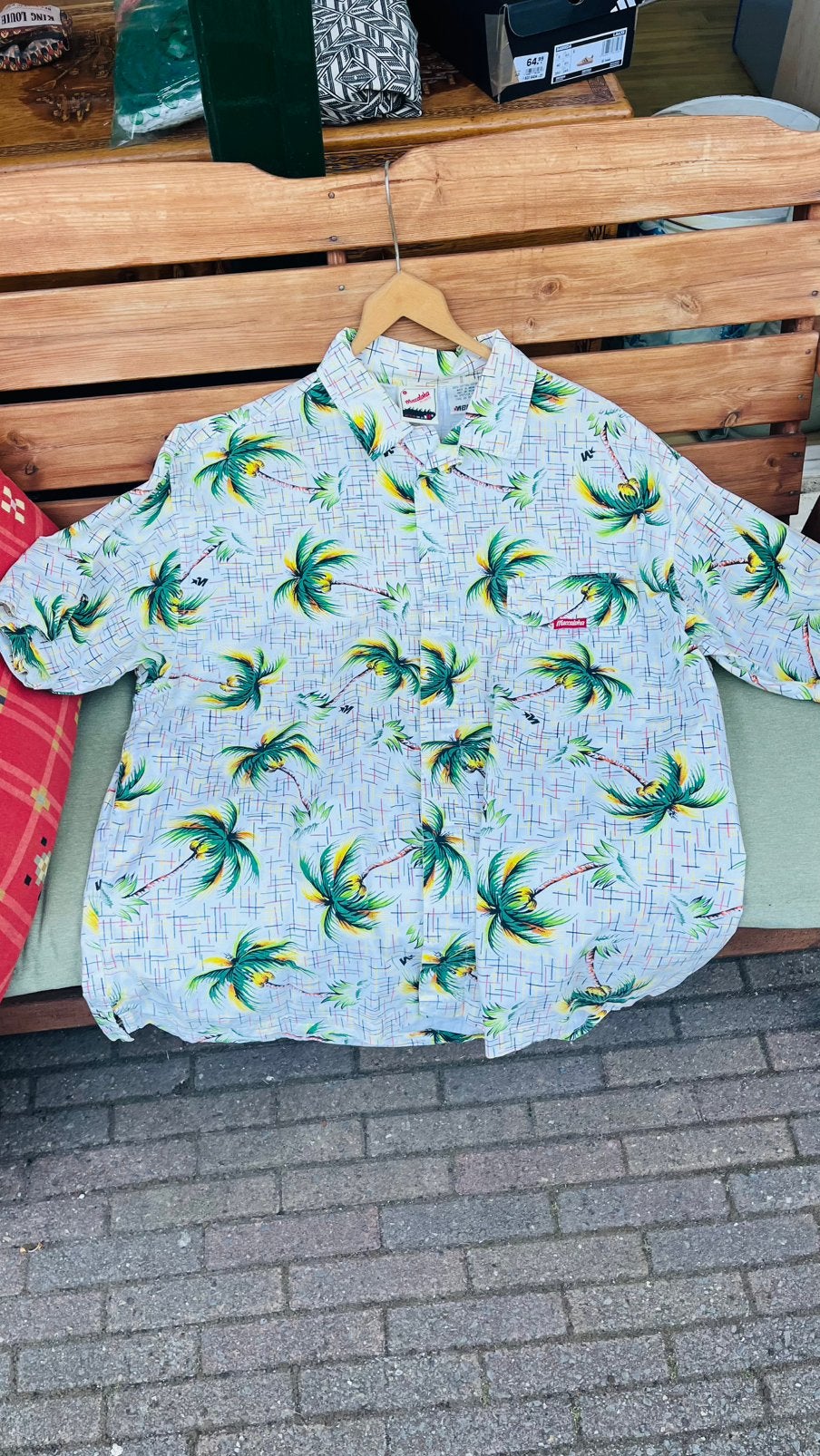 Hawaï shirt maat L, Ophalen of Verzenden, Zo goed als nieuw, Halswijdte 41/42 (L)