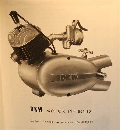 ontsteking dkw blok 801 berini en dkw hummel, Ophalen of Verzenden, Gebruikt, Blok, Overige merken
