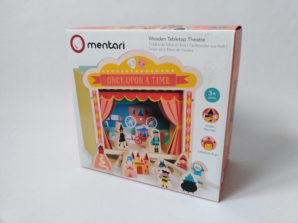 Houten Mentari Mini Theater - Nieuw, Kinderen en Baby's, Speelgoed | Houten speelgoed, Support@mentari.toys, Overige typen, Nieuw