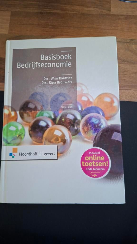 Basisboek Bedrijfseconomie - Drs. Koetzier & Brouwers, Boeken, Studieboeken en Cursussen, Drs. Wim Koetzier, Drs. Rien Brouwers