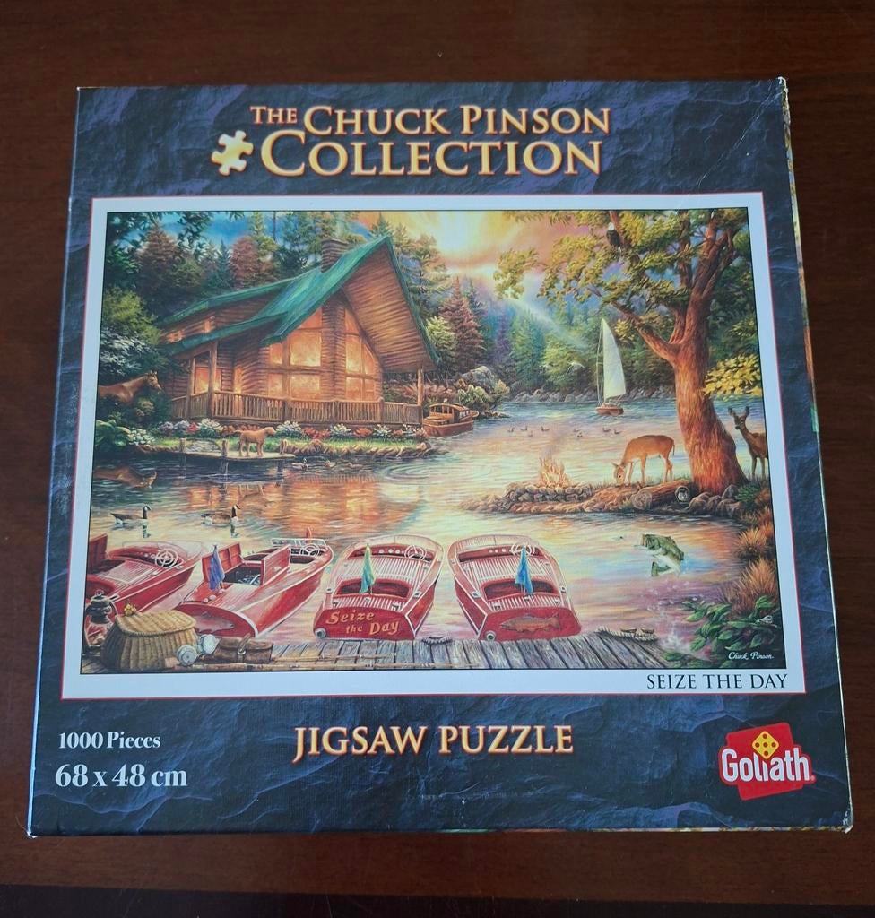 Puzzel Chuck Pinson Collection 1000 stukjes, Hobby en Vrije tijd, Denksport en Puzzels, Ophalen of Verzenden, 500 t/m 1500 stukjes