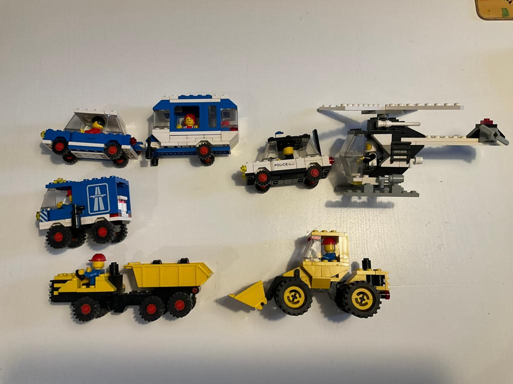 Lego speelgoed verzameling auto’s helikopter, Ophalen of Verzenden, Gebruikt, Lego