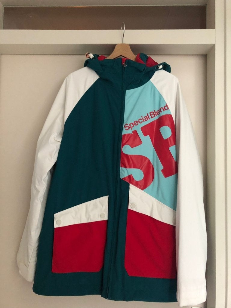 Snowboard / Ski jack Special Blend , maat L . prima staat en, Ophalen of Verzenden, Gebruikt, Kleding