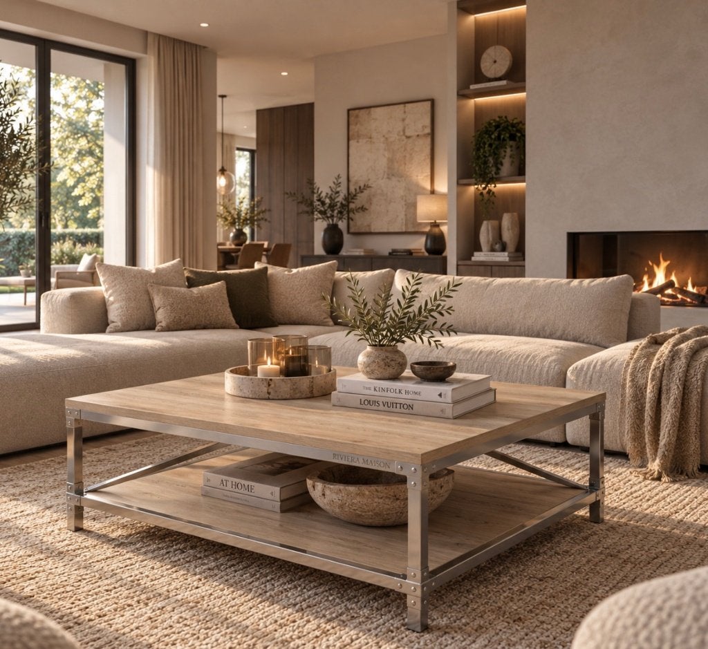 Riviera Maison salontafel nieuw in doos twv € 990,00, Ophalen, 50 tot 100 cm, Info@rivieramaison.nl, Keijser en Co