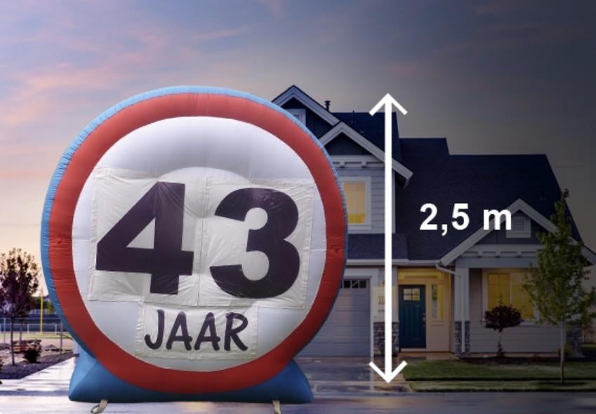 Te Huur verkeersbord omgeving Arnhem/Rheden/Rozendaal/Velp, Ophalen, Zo goed als nieuw, Verjaardag