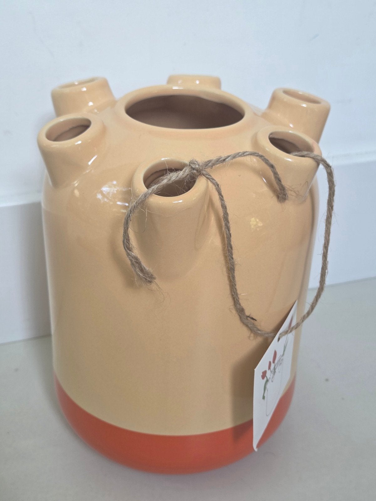 Nieuwe vaas / tulpenvaas van de Hema, Ophalen of Verzenden, Nieuw, 22 cm