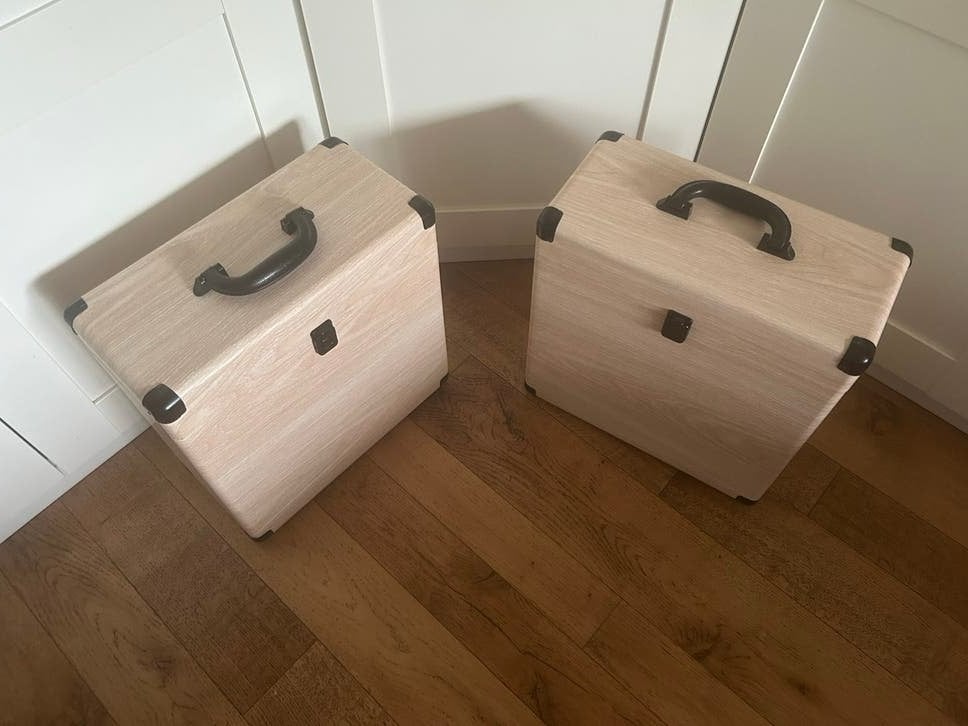 LP koffers Audizio, Ophalen of Verzenden, Zo goed als nieuw, Overige merken