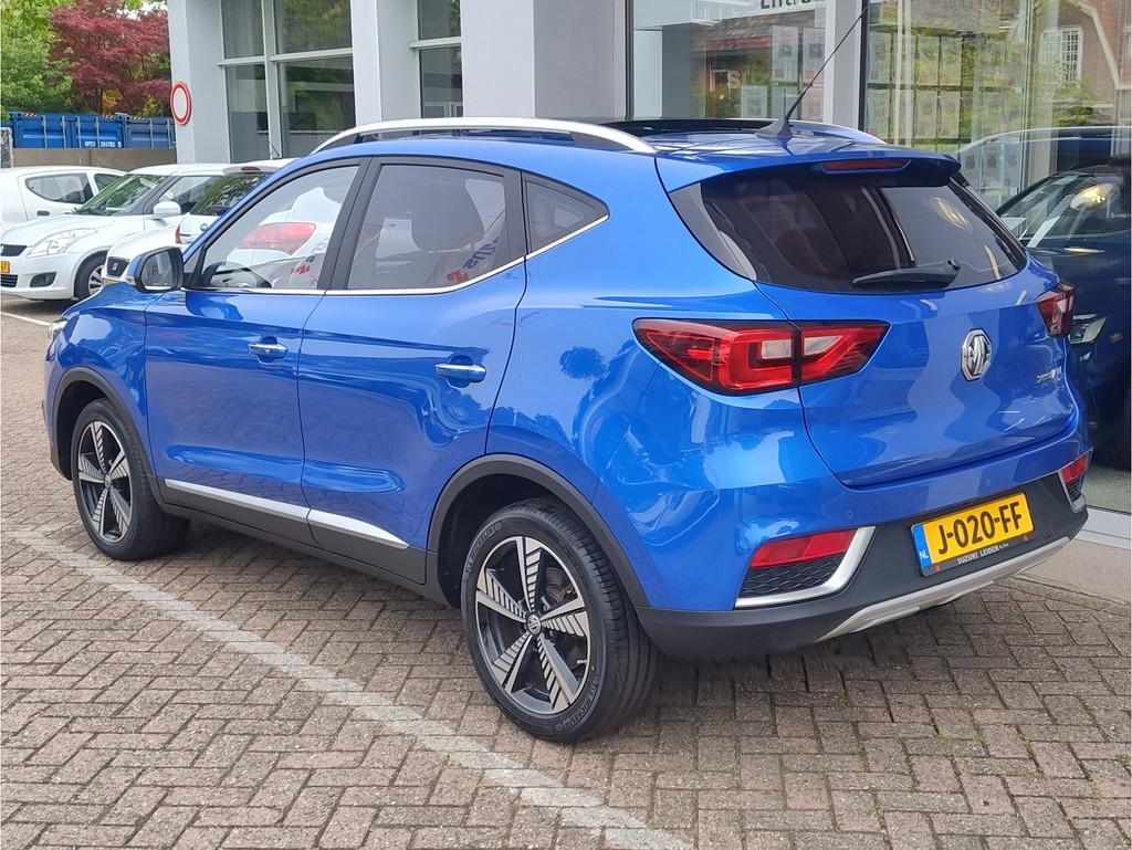MG Mg Zs EV LUXURY 45 KWH Open dak | Adaptive Cruise | Carpl, Auto's, 12 maanden, Gebruikt, Zwart, 273 km