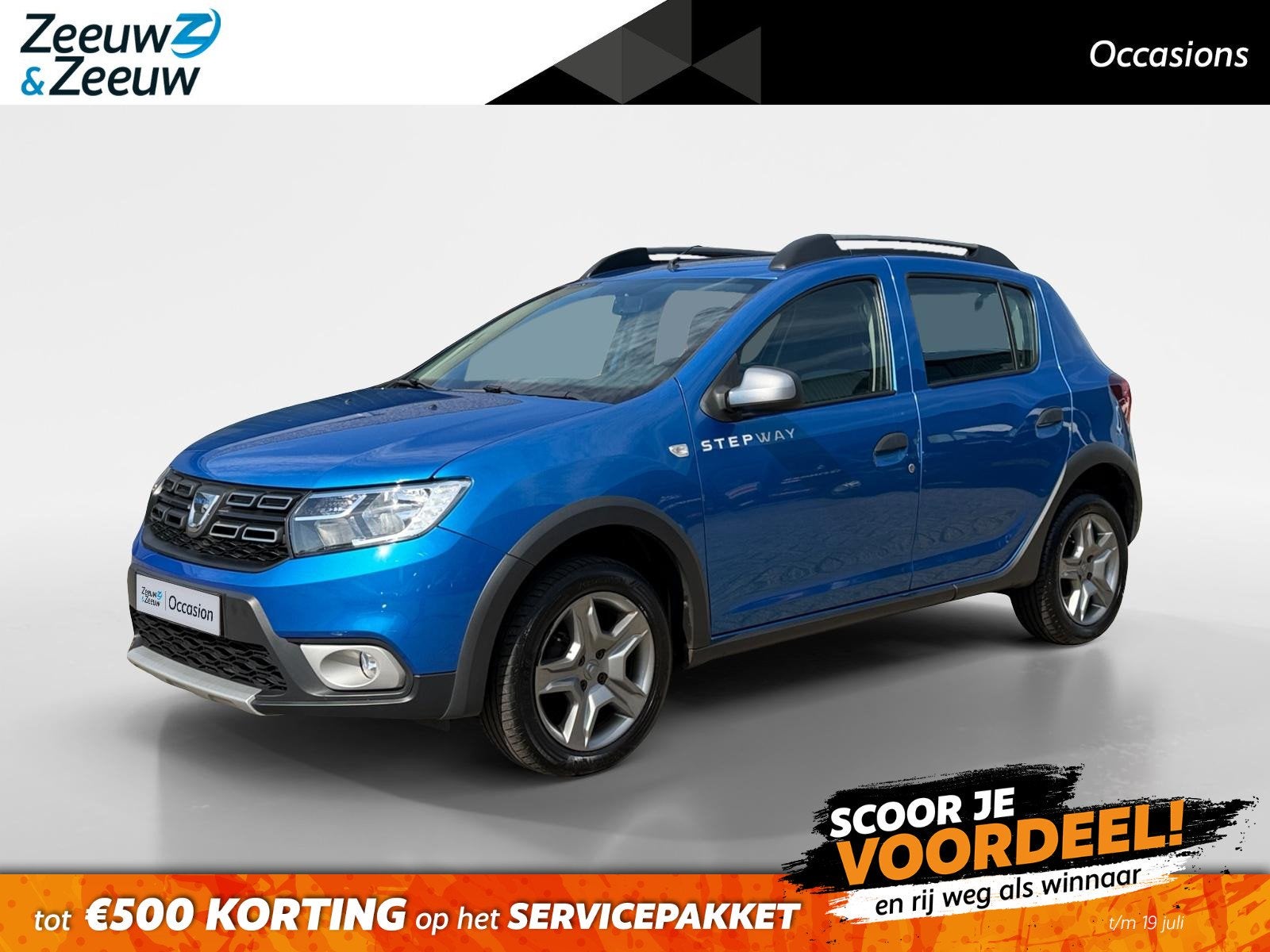 Dacia Sandero 0.9 TCe SL Stepway | Cruise control | Elektr., Voorwielaandrijving, Stof, Blauw, Bedrijf