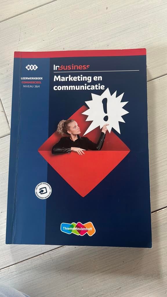 InBusiness marketing en communicatie, Boeken, Schoolboeken, Ophalen, Zo goed als nieuw, Overige niveaus, Nederlands