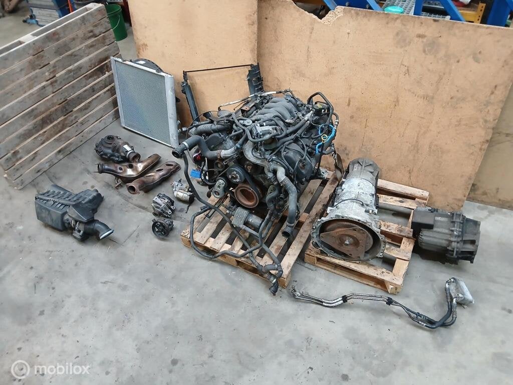 Land Range Rover 4.4 AJV8 blok bak diff startmotor dynamo, Land Rover, Ophalen of Verzenden, Gebruikt, Land Rover